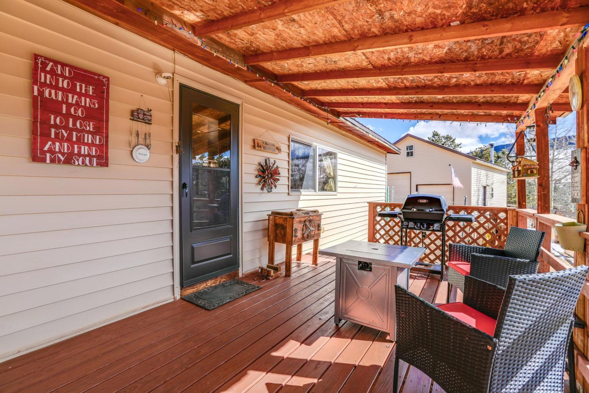 Colorado Vacation Rental With Deck And Mtn Views クリップル・クリーク エクステリア 写真