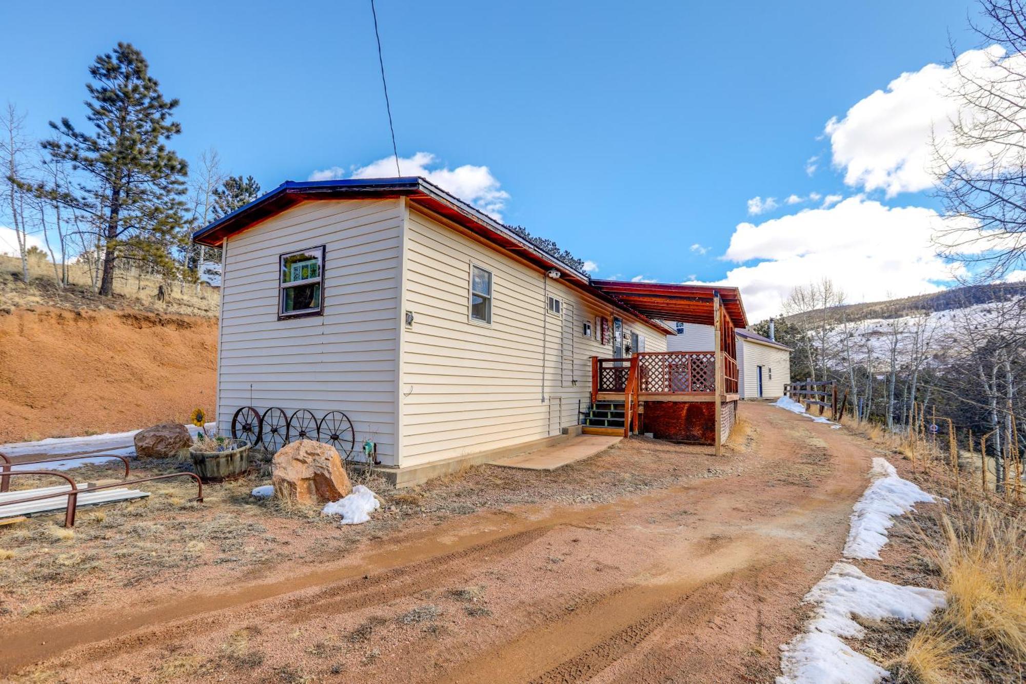 Colorado Vacation Rental With Deck And Mtn Views クリップル・クリーク エクステリア 写真