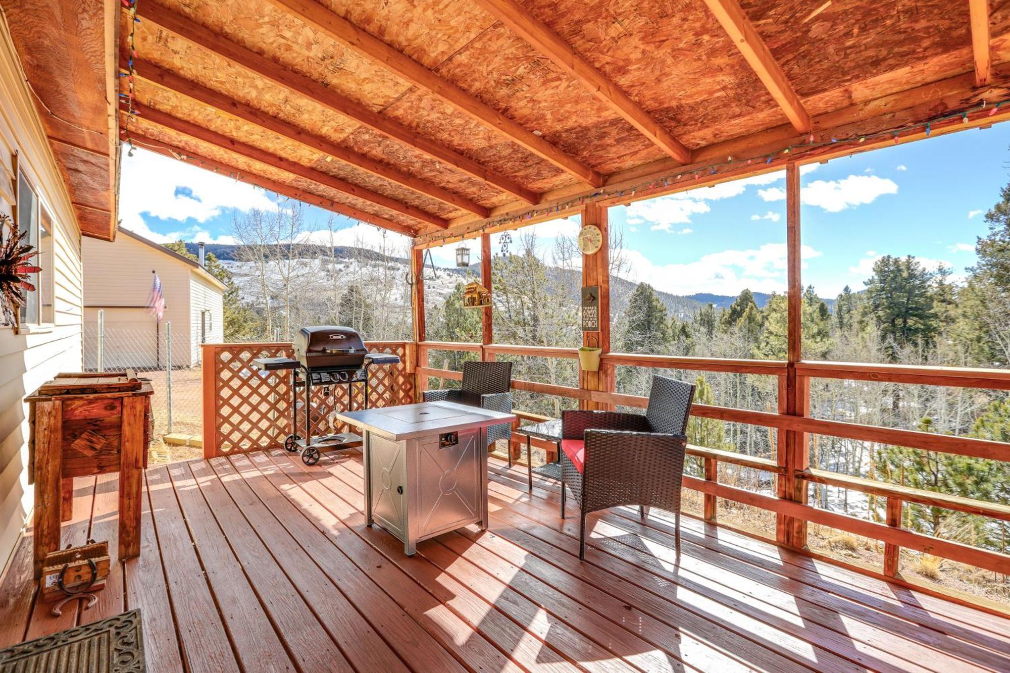 Colorado Vacation Rental With Deck And Mtn Views クリップル・クリーク エクステリア 写真